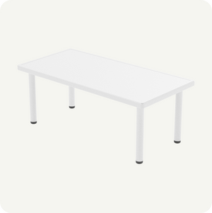 Mesa Infantil Plástico Resistente Colores 120x60