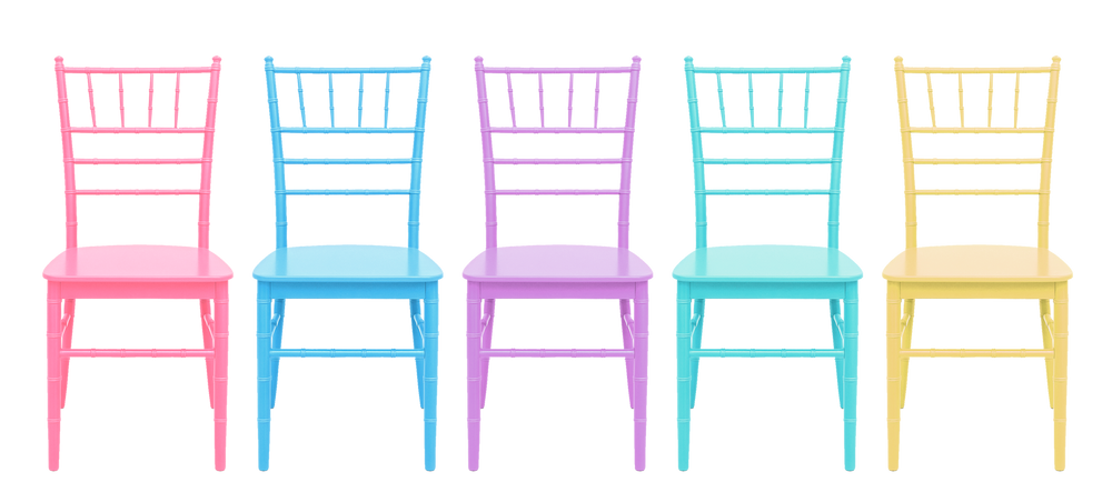 Paquete 10 Sillas Tiffany Infantil Resistentes | Durabilidad para Eventos y Fiestas