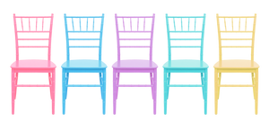 Paquete 10 Sillas Tiffany Infantil Resistentes | Durabilidad para Eventos y Fiestas