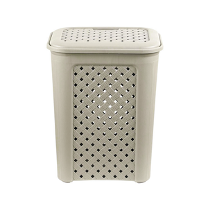 Cesto para Ropa Grande Valentino 40L – Plástico Resistente con Ventilación | Ideal para Hogar, Baño