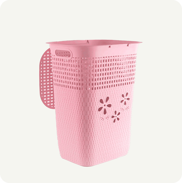 Cesto de Ropa Flor 44L – Diseño Ventilado y Gran Capacidad | Plástico Resistente para Hogar y Lavandería