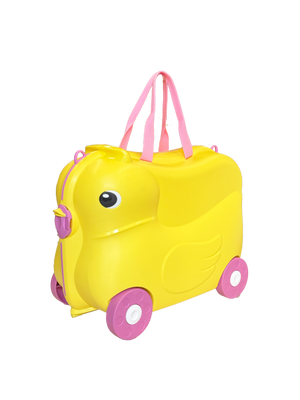 Maleta Infantil con Ruedas Patito 4 ruedas