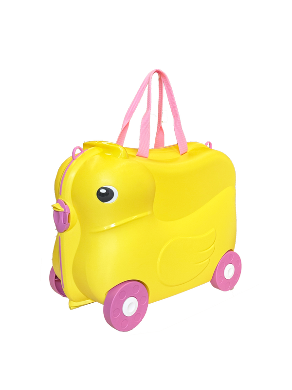 Maleta Infantil con Ruedas Patito 4 ruedas