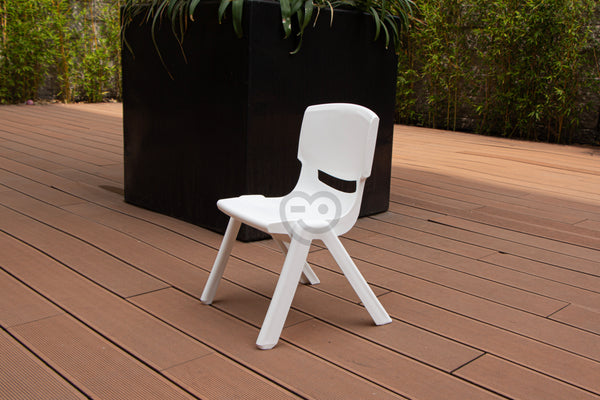 Pack 10 Sillas Infantiles Resistentes Blanco