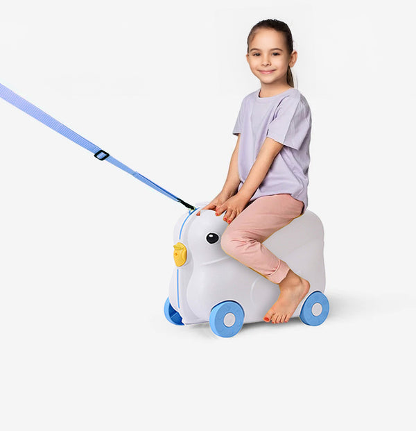Maleta Infantil con Ruedas Patito 4 ruedas