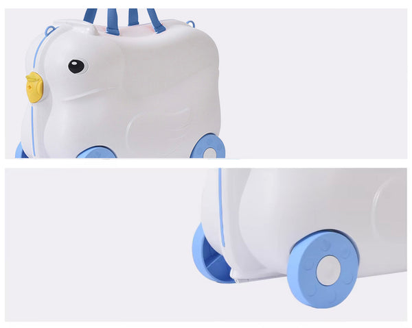 Maleta Infantil con Ruedas Patito 4 ruedas