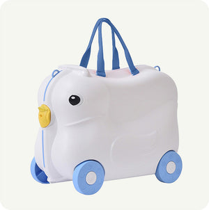 Maleta Infantil con Ruedas Patito 4 ruedas