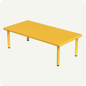 Mesa Infantil Plástico Resistente Colores 152x76 "ideal 10 sillas"