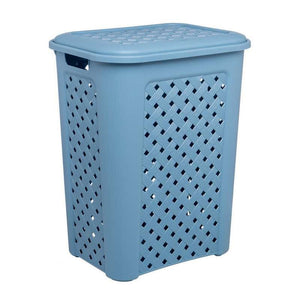 Cesto para Ropa Grande Valentino 40L – Plástico Resistente con Ventilación | Ideal para Hogar, Baño