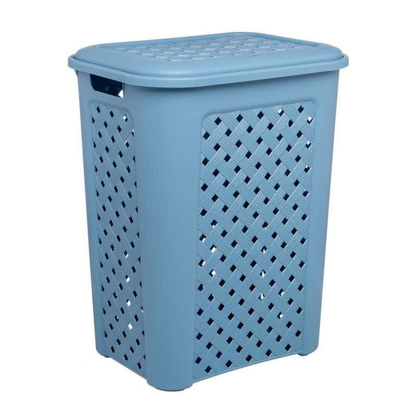 Cesto para Ropa Grande Valentino 40L – Plástico Resistente con Ventilación | Ideal para Hogar, Baño