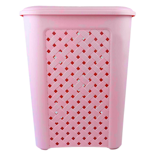 Cesto para Ropa Grande Valentino 40L – Plástico Resistente con Ventilación | Ideal para Hogar, Baño