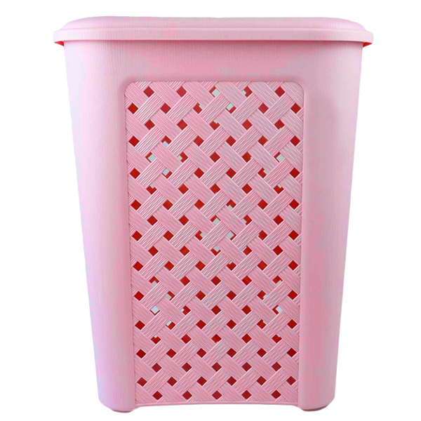Cesto para Ropa Grande Valentino 40L – Plástico Resistente con Ventilación | Ideal para Hogar, Baño