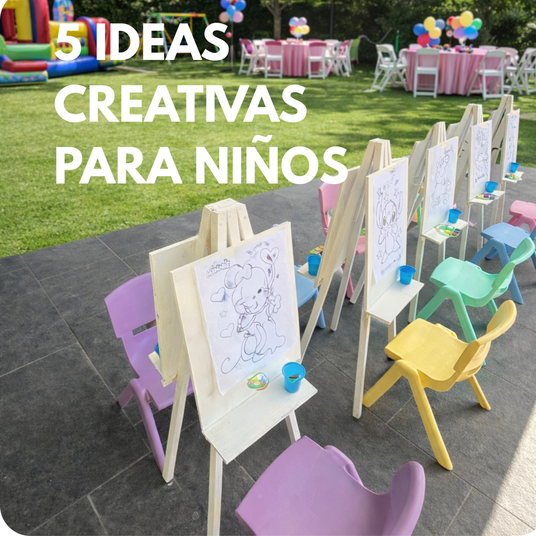 🎨 5 ideas creativas para usar nuestras sillas y mesas infantiles en casa