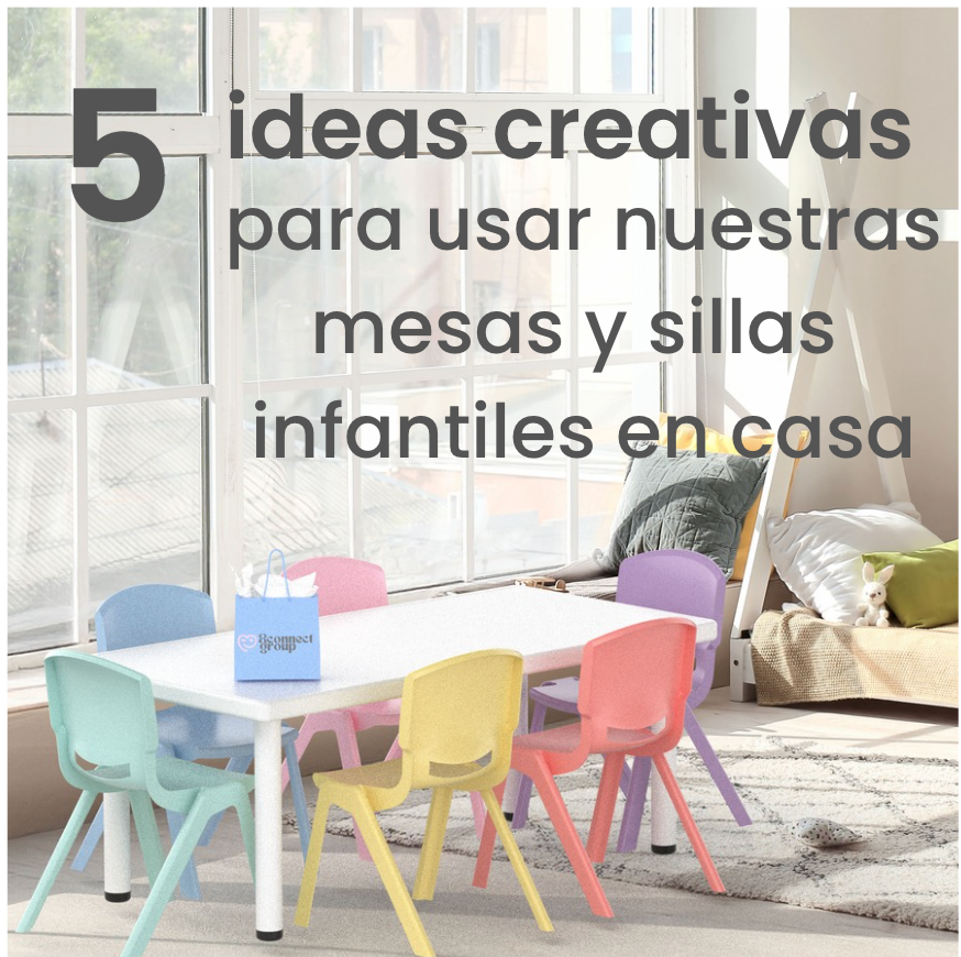 🎨 5 ideas creativas para usar nuestras sillas y mesas infantiles en casa