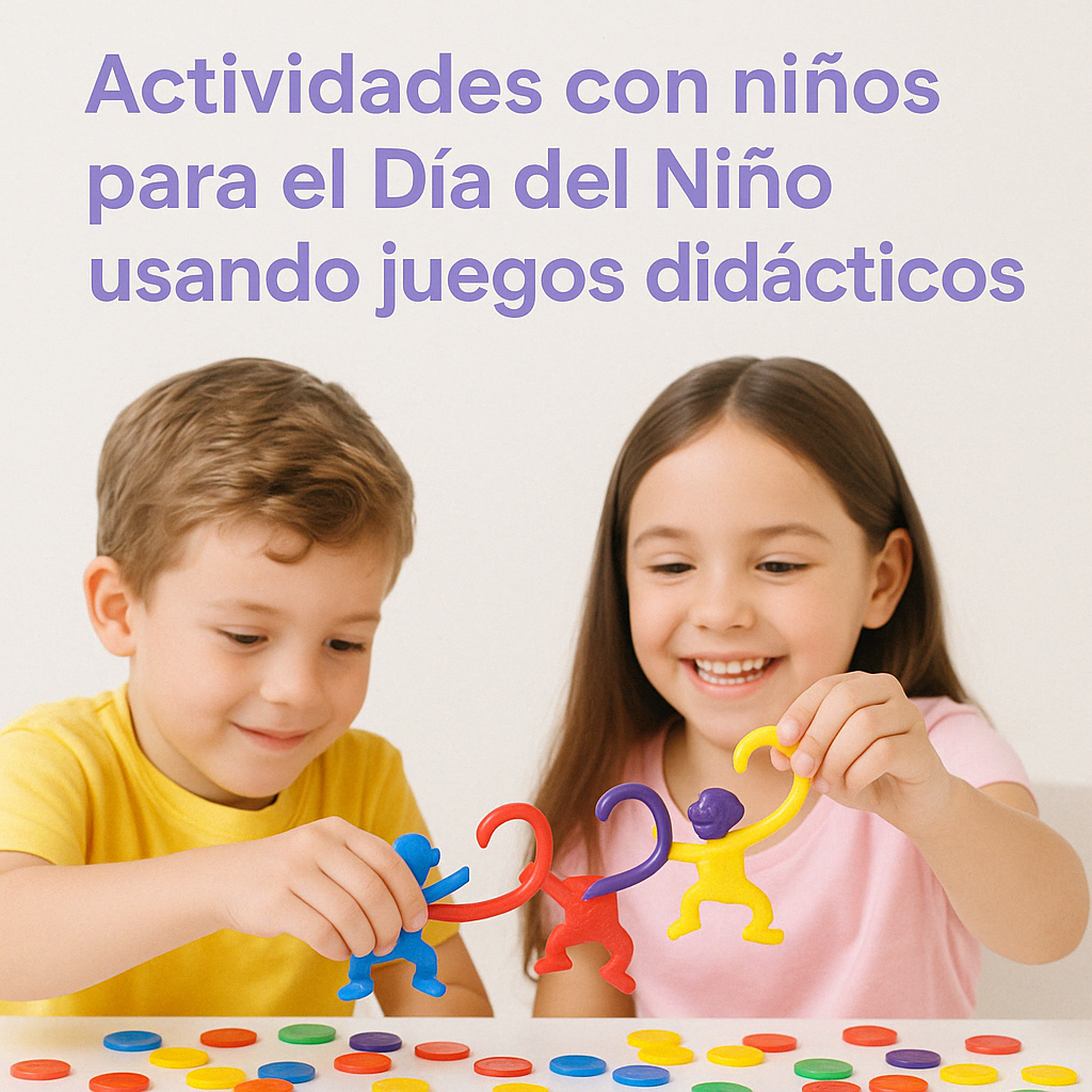 🎉 Actividades con niños para el Día del Niño usando juegos didácticos