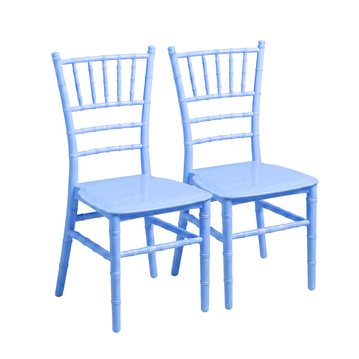 Set 2 Sillas Tiffany Infantil de Plástico | Eventos, Hogar y Fiestas | 6 Colores Pastel