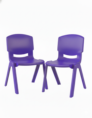 Kit 2 Sillas Infantiles Plástico Resistente