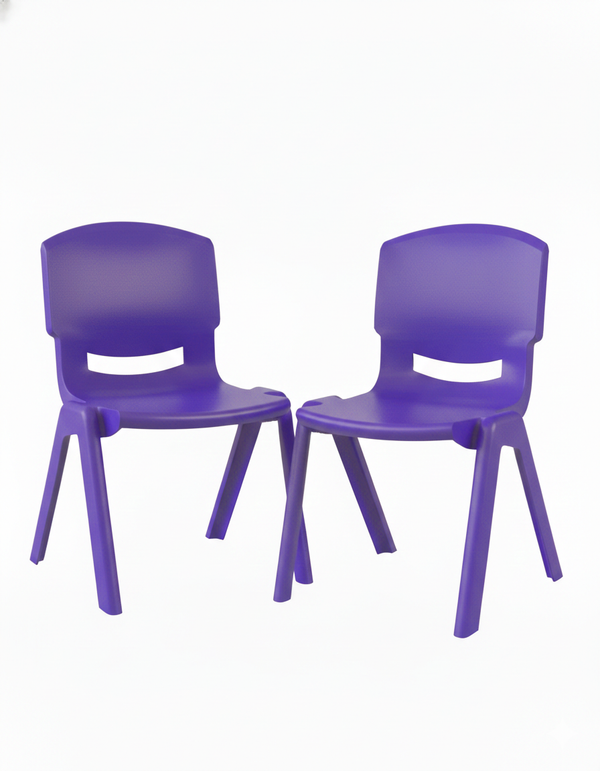 Kit 2 Sillas Infantiles Plástico Resistente