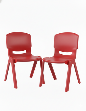 Kit 2 Sillas Infantiles Plástico Resistente