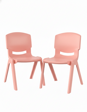 Kit 2 Sillas Infantiles Plástico Resistente