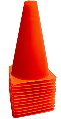 Conos de Señalización de Plástico – Set de 12 Piezas