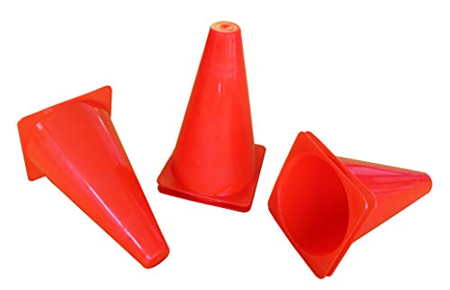 Conos de Señalización de Plástico – Set de 12 Piezas