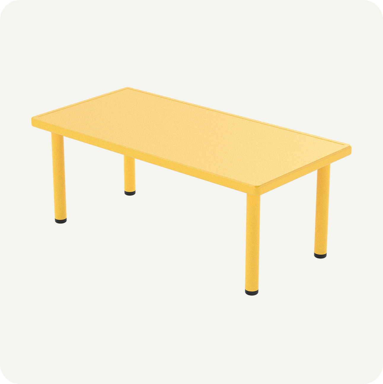 Mesa Infantil Plástico Resistente Colores 120x60