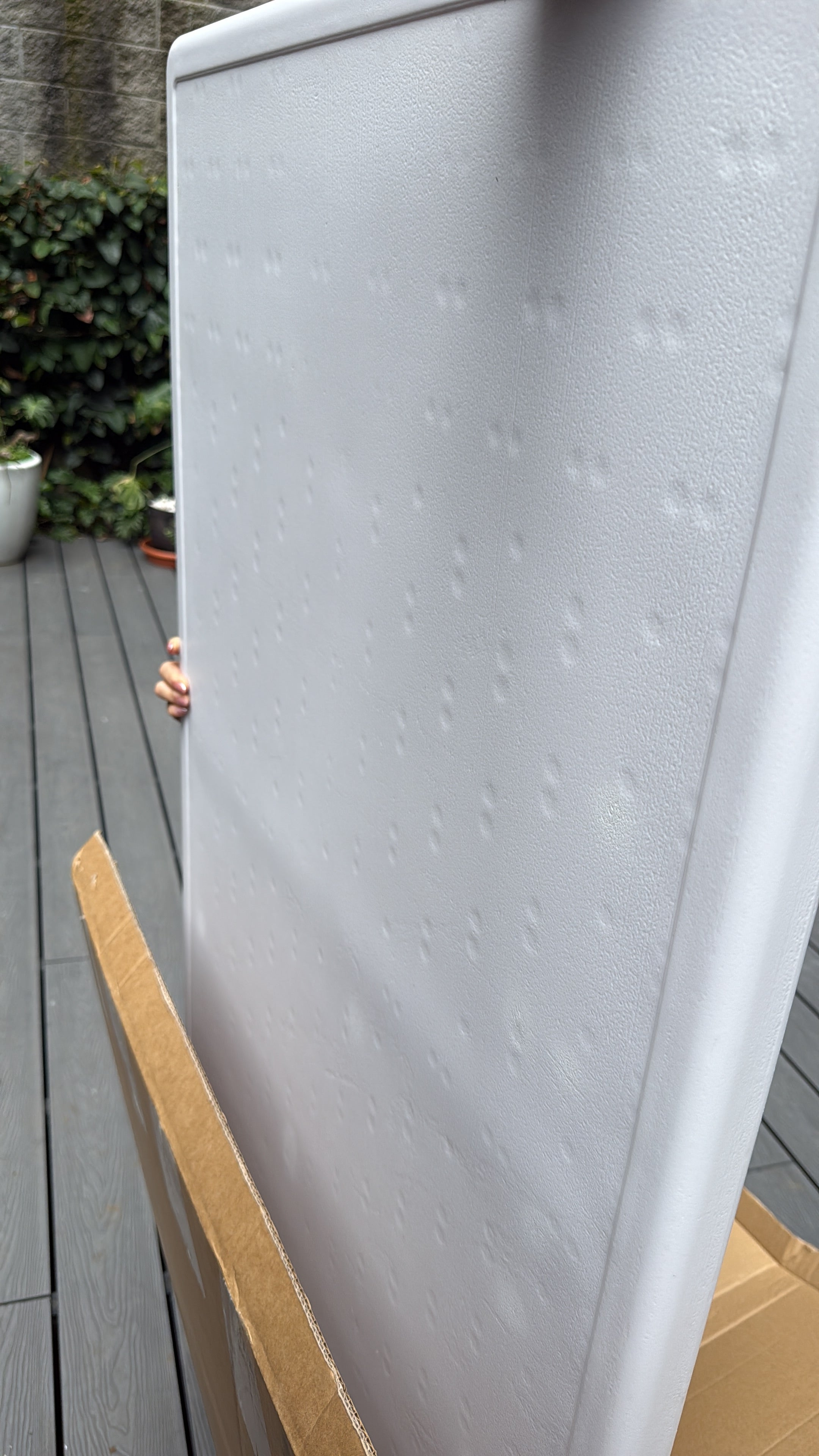 Mesa Plástica infantil Multiusos 152×76 cm Blanca – Detalle Estético ideal 10 sillas