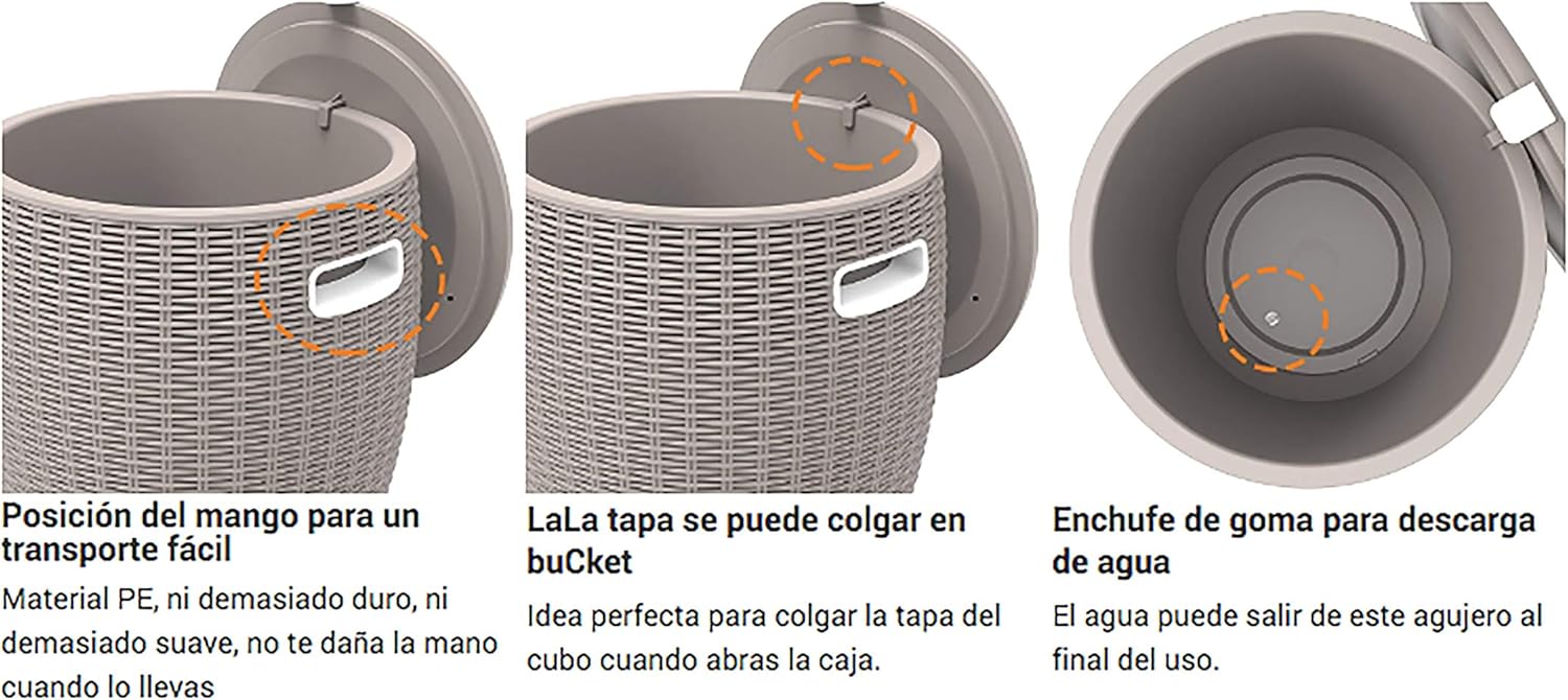 Hielera Rattan 35L – ¡Bebidas frías todo el día!