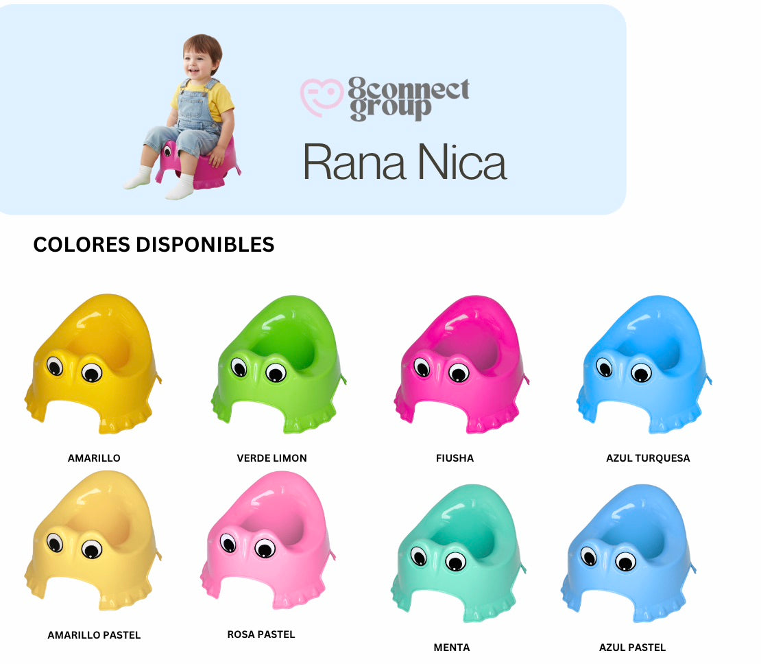 Bañito Bacinica Entrenador Bebe Niños De Plástico Resistente