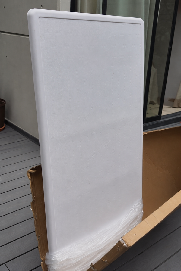 Mesa Plástica Multiusos 152×76 cm Blanca – Detalle Estético ideal 10 sillas