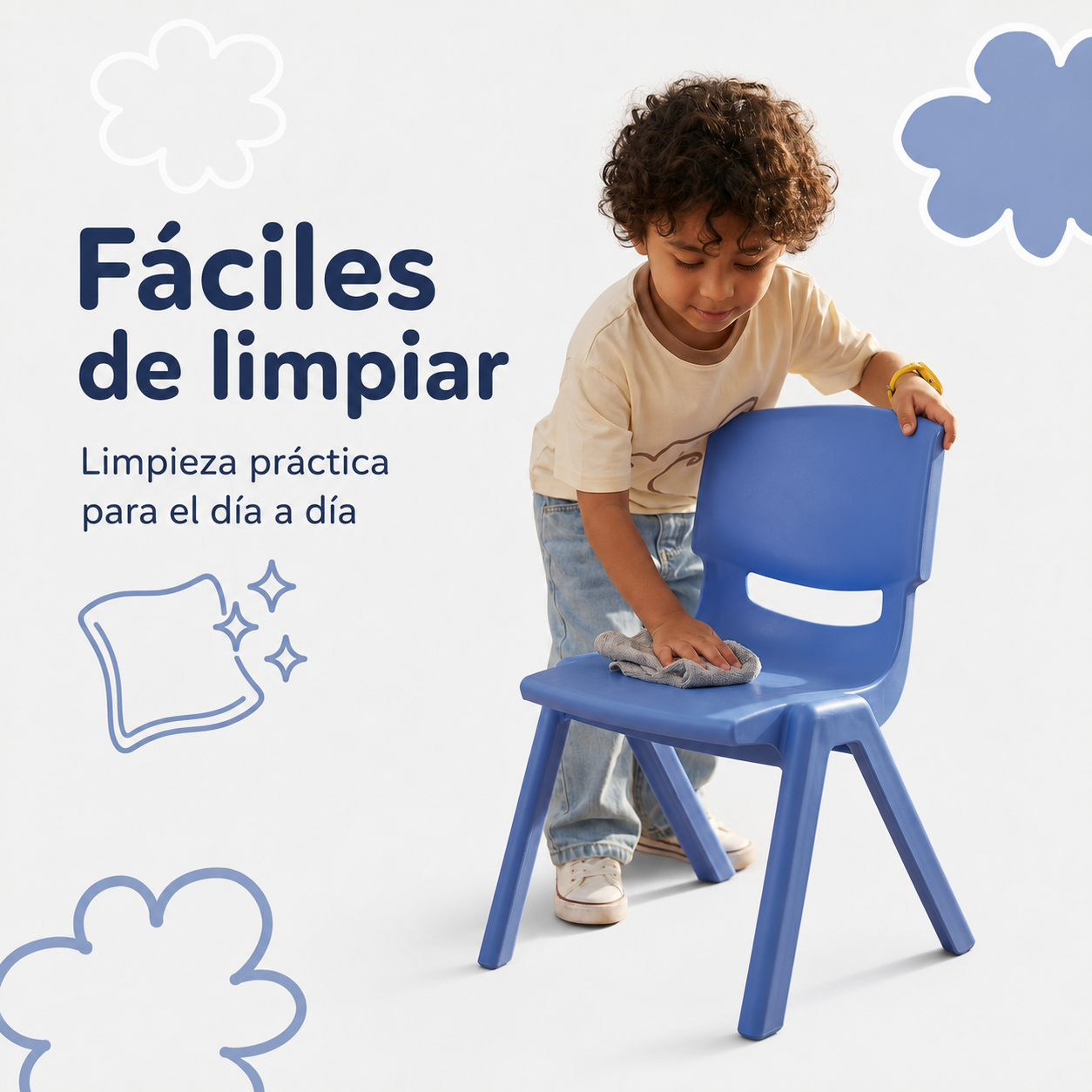 Silla Infantil Plástico resistente Multicolor