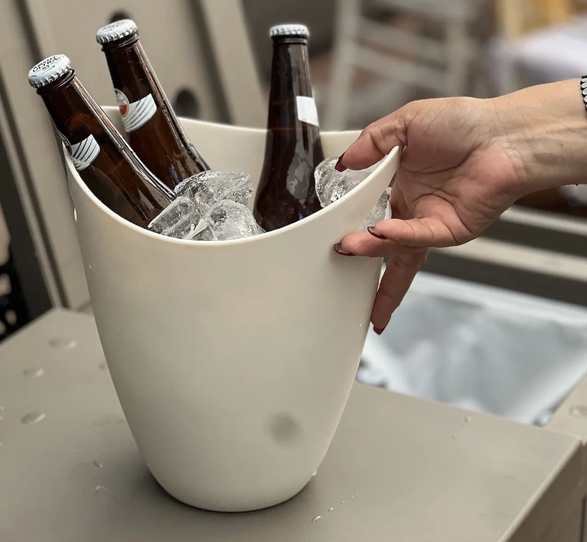 Set 2 Hieleras Vino Resistentes Fiestas, Reuniones, Eventos