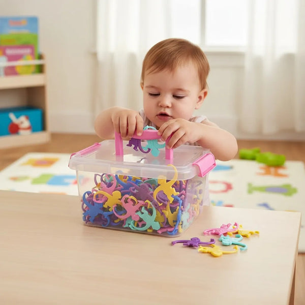 Changuitos Didácticos Pastel 100 piezas + Estuche