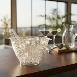 Paquete De Hielera Gotas con Pinzas De Plastico Transparente con 12 Hieleras y 12 Pinzas