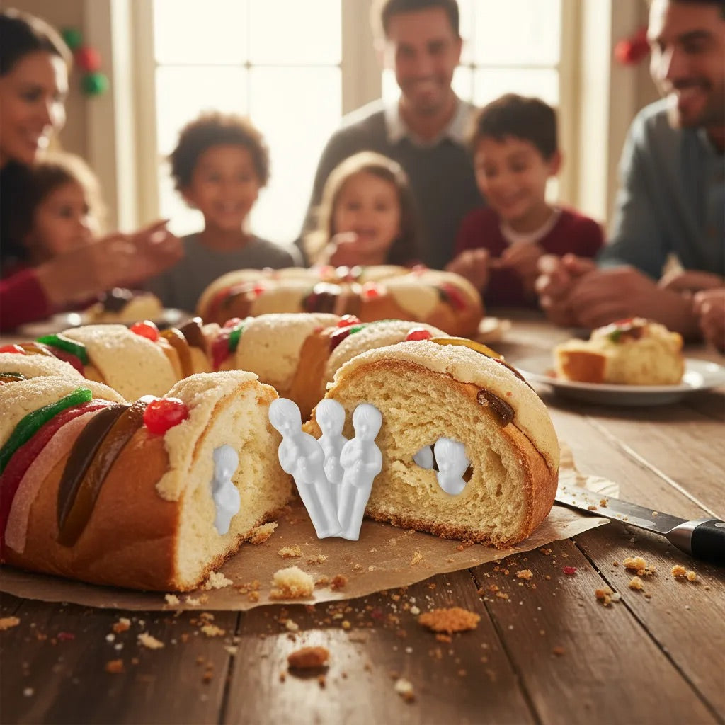 Muñeco Para Rosca De Reyes Paquete 1000 Piezas Color Blanco