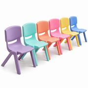Pack 12 Sillas Infantiles dimex T1  Resistentes Colores
