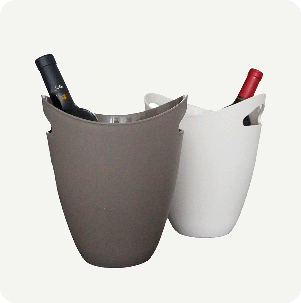 Set 2 Hieleras Vino Resistentes Fiestas, Reuniones, Eventos