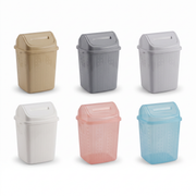 Pack de 3 Cestos Mila 10 L con Tapa Balancín