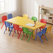 Mesa Infantil Rectangular con 10 Sillas  152x76 cm