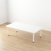 Mesa Plástica infantil Multiusos 152×76 cm Blanca –Detalle estetico (sin sillas)