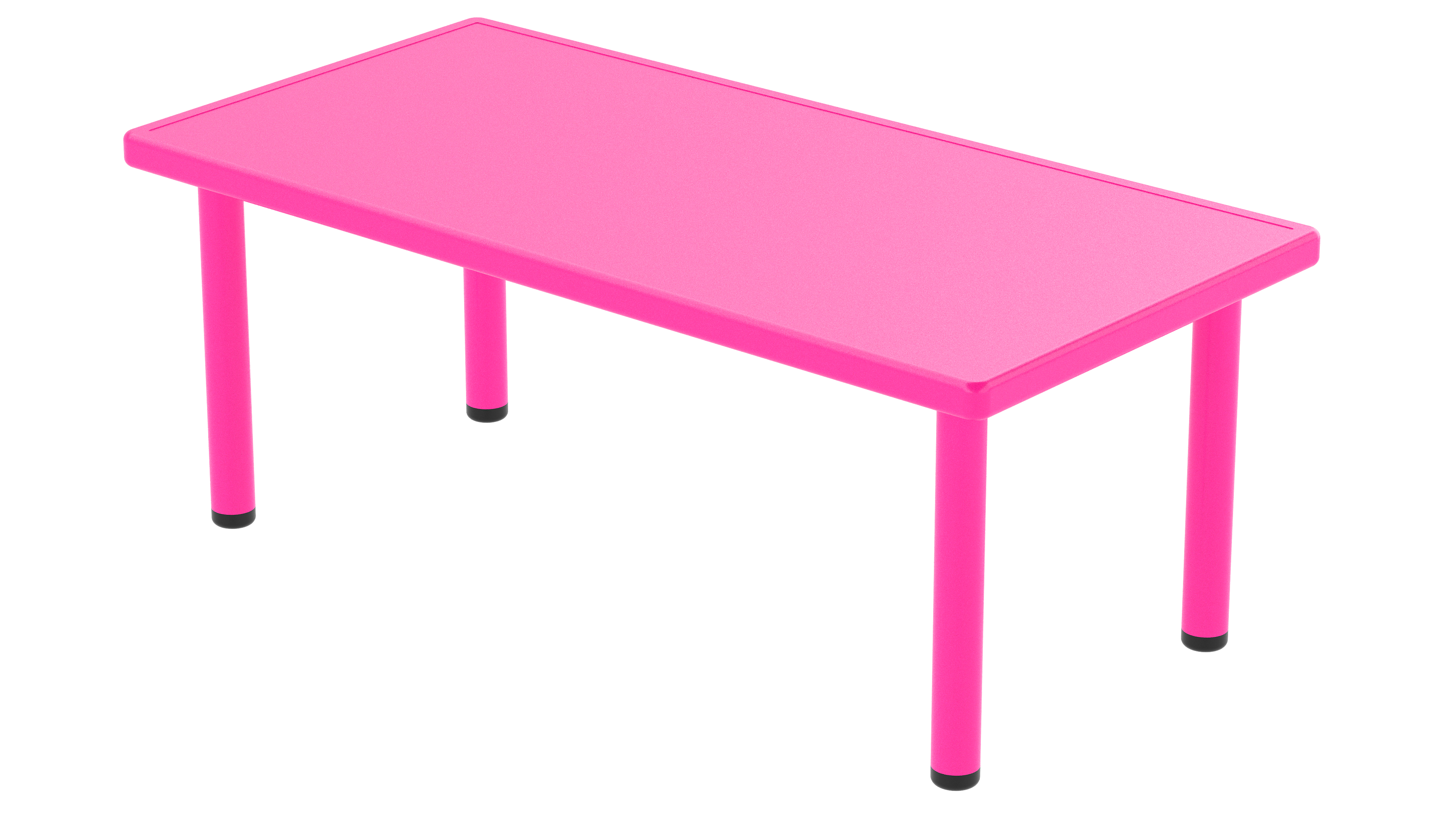 Mesa Infantil Plástico Resistente Colores 136x66 "ideal 8 sillas"