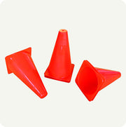 Conos de Señalización de Plástico – Set de 12 Piezas