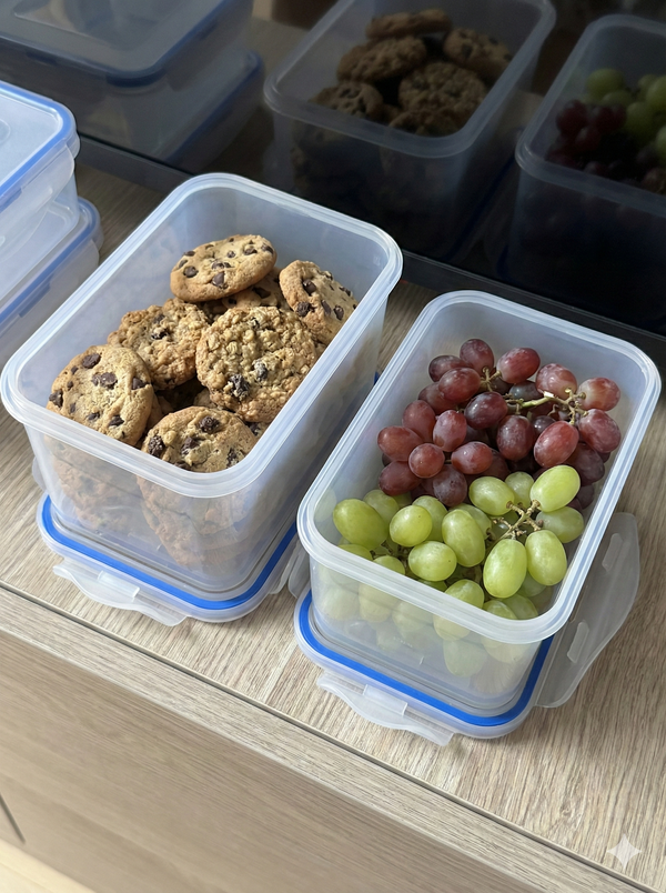 Juego de 11 Recipientes + 11 tapas Herméticos con Tapa