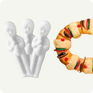 Muñeco Para Rosca De Reyes Paquete 1000 Piezas Color Blanco