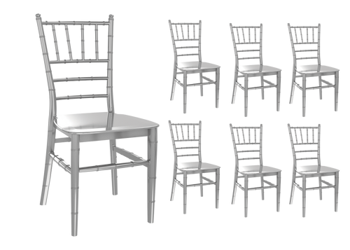 Paquete 10 Sillas Tiffany Infantil Resistentes | Durabilidad para Eventos y Fiestas