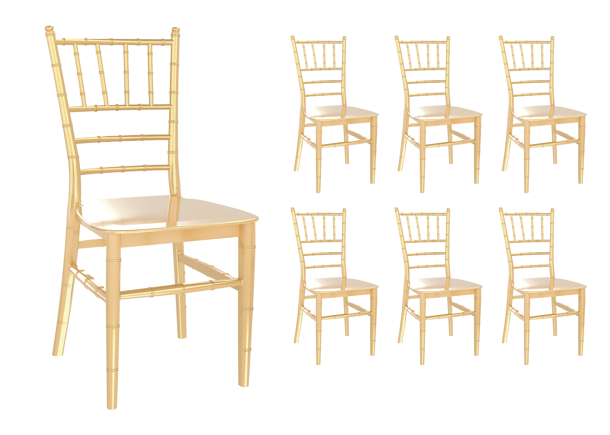 Paquete 10 Sillas Tiffany Infantil Resistentes | Durabilidad para Eventos y Fiestas