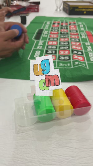 Fichas de póker, fichas de Juego, fichas de plástico para Juegos o para Contar. (100 Piezas)