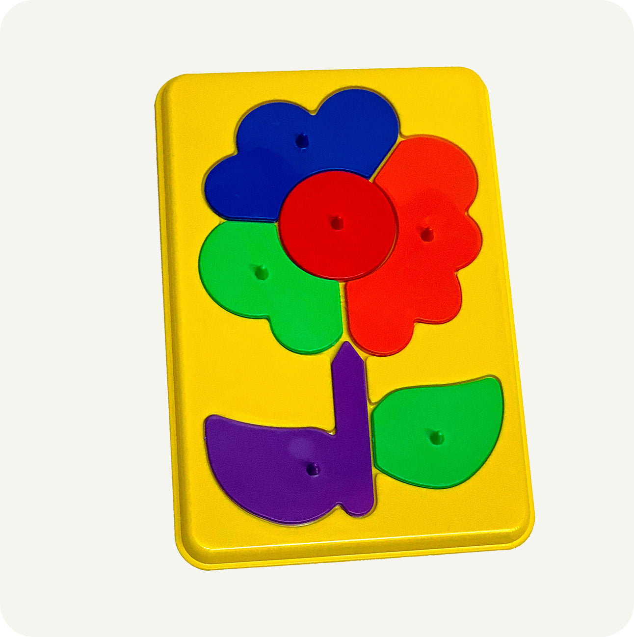 Rompecabezas Didáctico de Flor de Plástico – Juego de Encaje