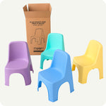 Pack 4 Sillas infantiles Nube - Multicolor